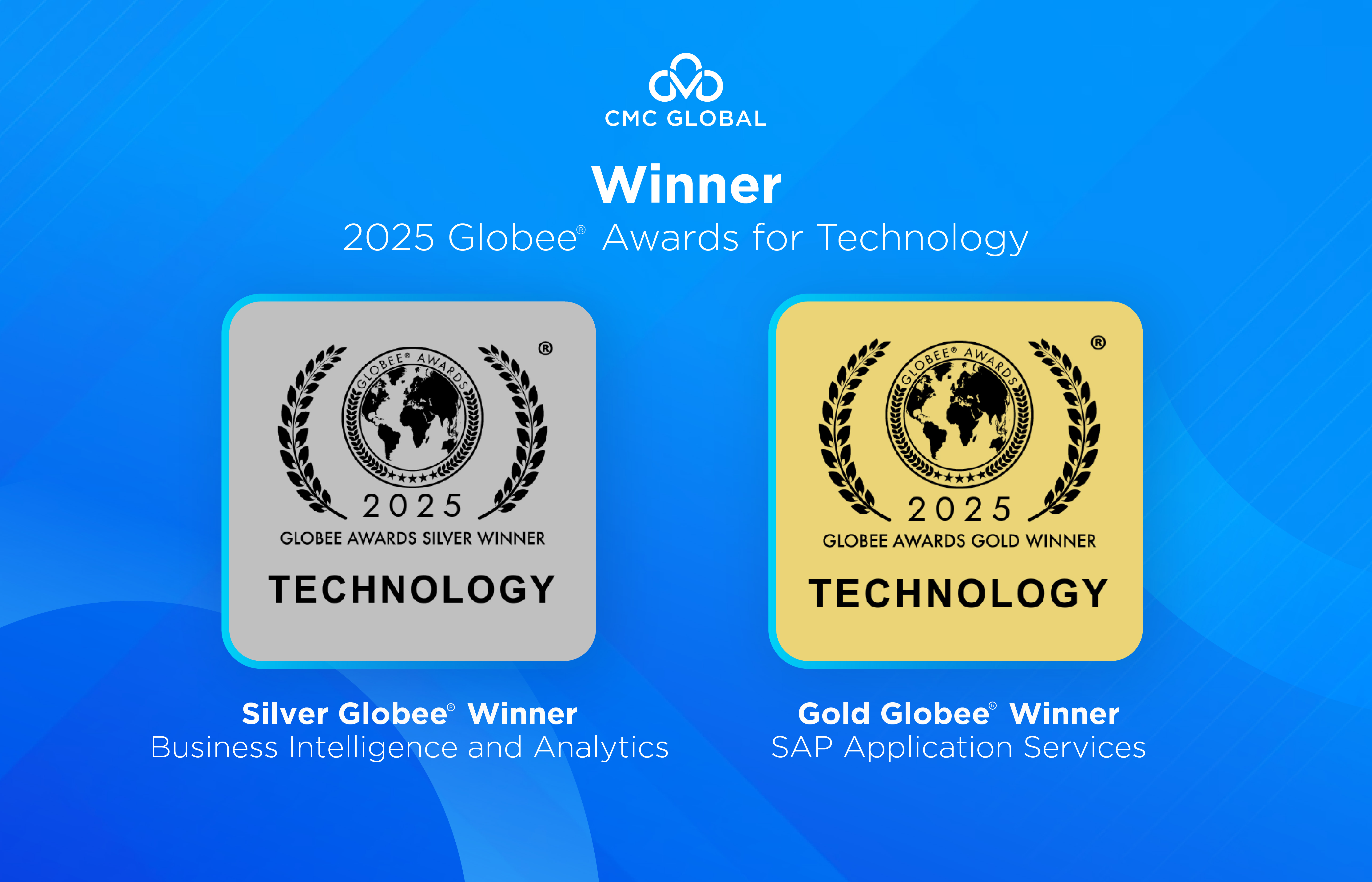 CMC Global Dominates 20th Annual 2025 Globee® Awards with Dual Wins in SAP & Business Intelligence